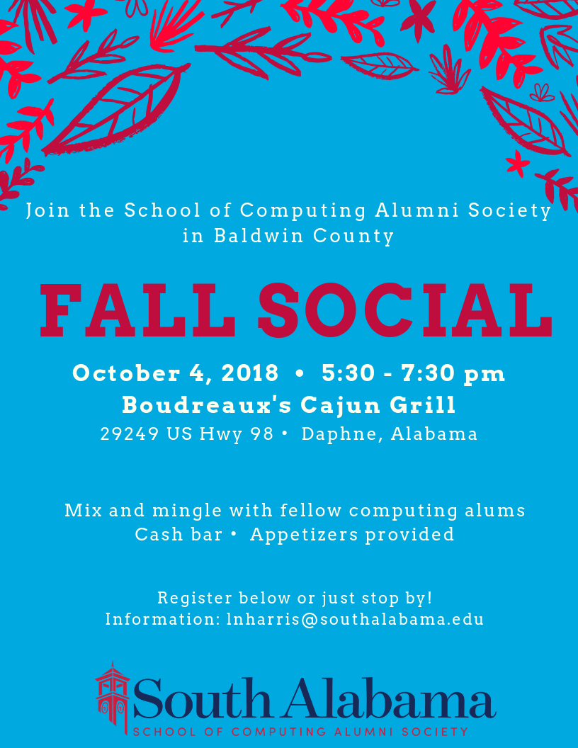 School of Computing Fall Social