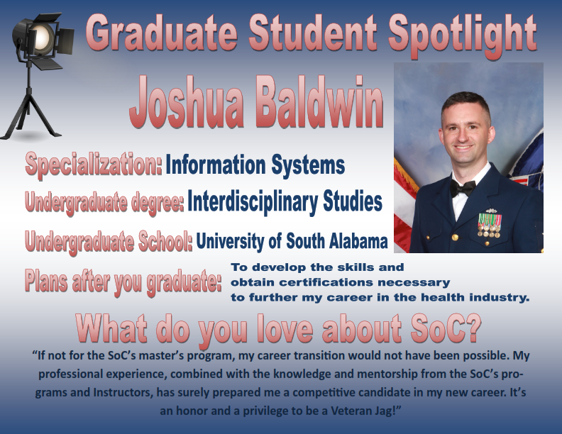 Graduate Student Spotlight - Joshua Baldwin
