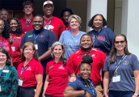 Group picture of student affairs staff.