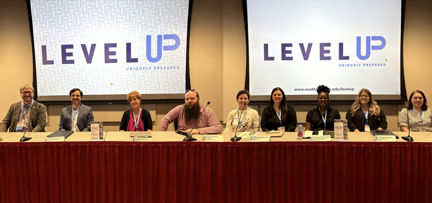 The 2024–2025 LevelUP Fellows participated in the annual Conference on Teaching and Learning (CoTL) at the University of South Alabama, where the Fellows presented the outcomes of their year-long, high-impact projects aimed at enhancing student success and career readiness.