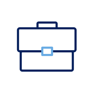 Icon of briefcase.