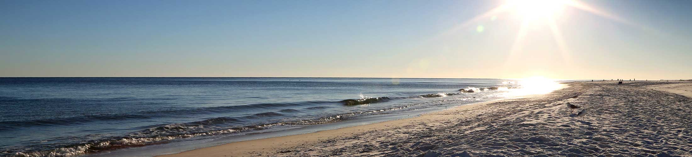 USA Gulf Coast Beach.