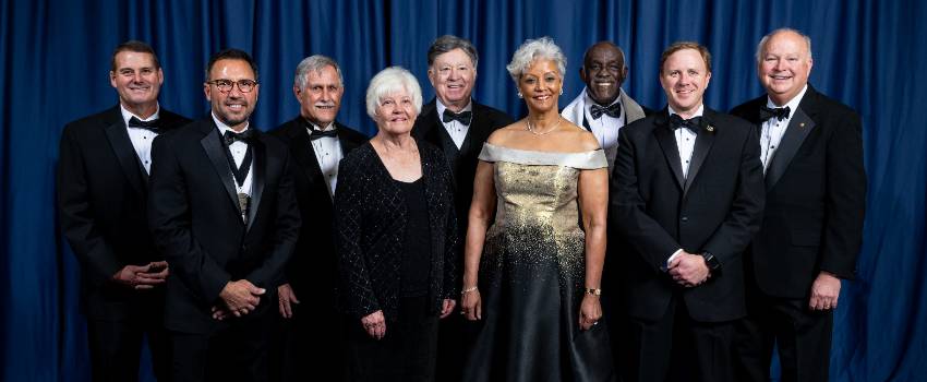 2023 Distinguished Alumni Award Recipients group photo.