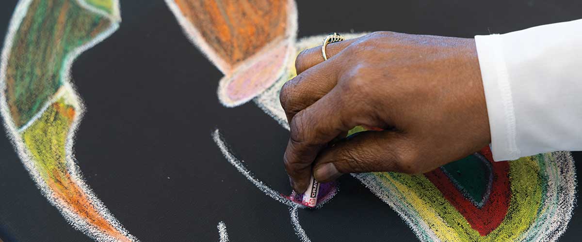 Hand coloring.
