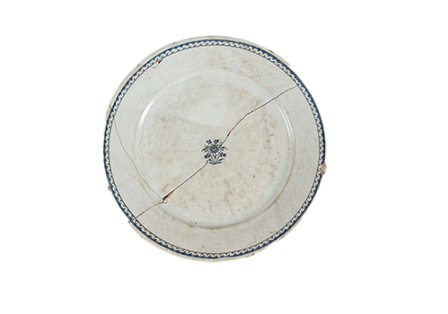St. Cloud Faience Plate