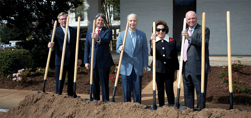 Groundbreaking of trauma center.