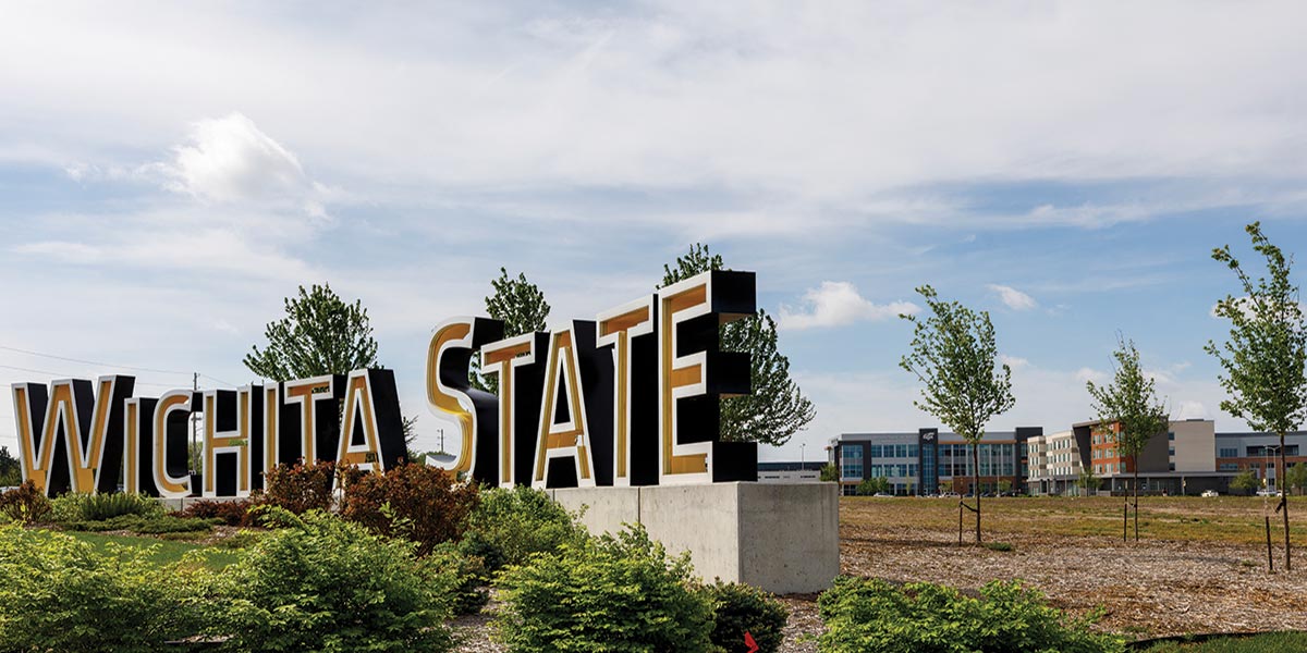 Wichita State sign.