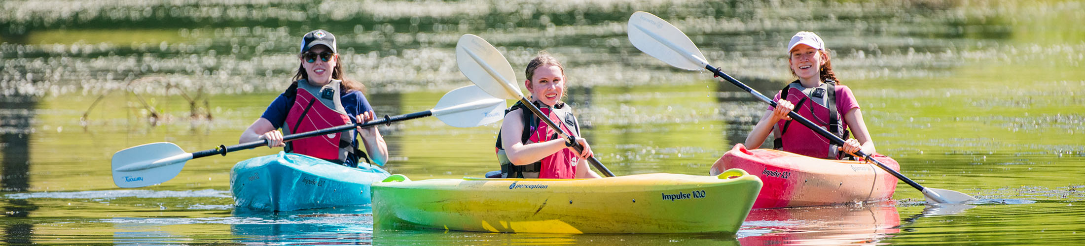 People Kayaking