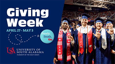 Facebook graphic with students graduating.