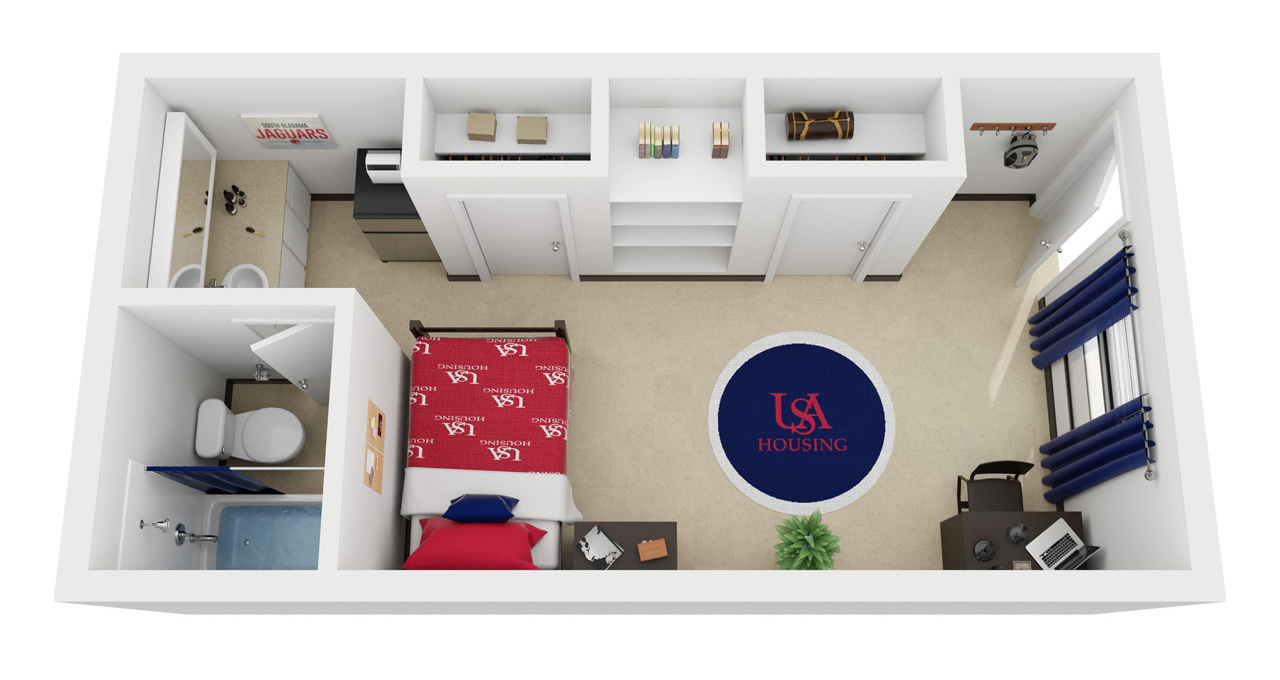 3D floor plan of Delta Private Room