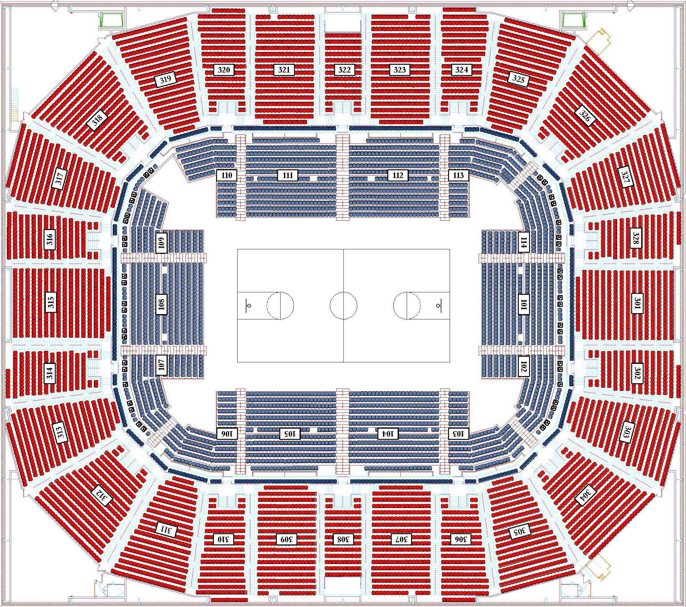 Alabama Basketball Seating Chart