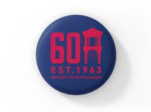 60th Anniversary button