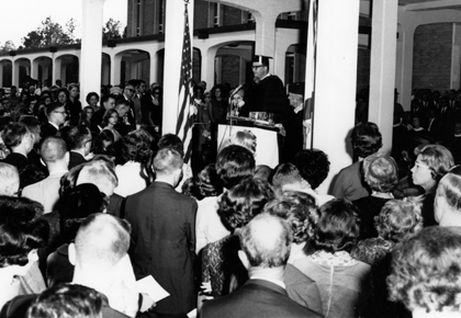 dedication of the university in 1964