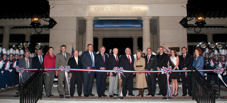 Moulton Tower dedication