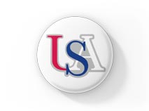 USA Multicolor button