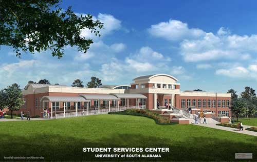 Proposed Student Services Center - click for larger picture