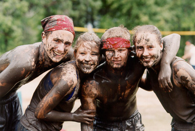 students after NAA oozeball tournament