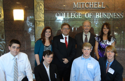 Mitchell Scholars honored at reception