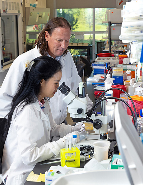 Kevin Macaluso, Ph.D., and Chanakan “Nam” Suwanbongkot, Ph.D.