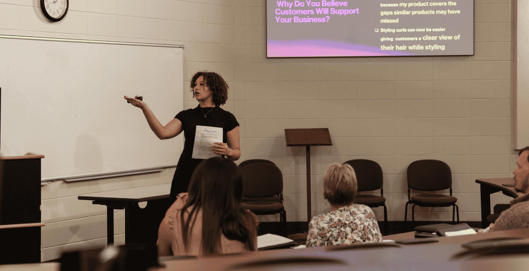 High Schoolers Pitch Businesses