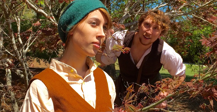 Seniors Brianna Bond and Zachary Fitzgibbons will star in "As You Like It," Shakespeare's final and most mature comedy, during a one-week run that premieres at 7:30 p.m. on Friday, April 15, in the Laidlaw Performing Arts Center on the USA campus.