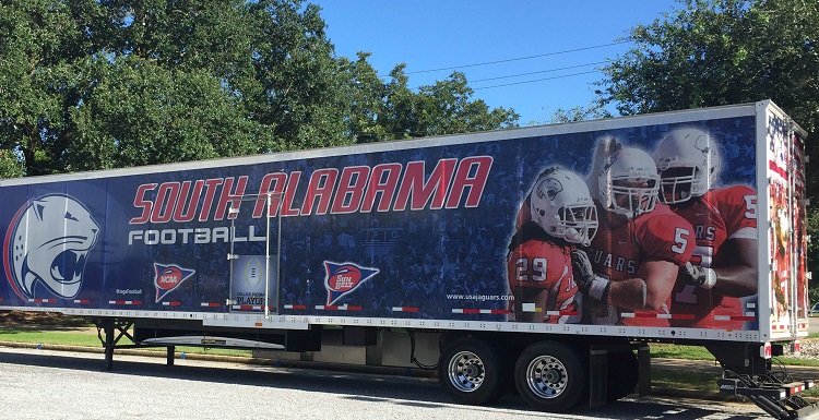 Members of the athletic department staff will be on hand at this trailer to take donations for flood victims from 7:30 a.m.-7:30 p.m., Tuesday through Friday, as well as from 9 a.m.-6 p.m. Saturday, and noon-6 p.m. on Sunday.  