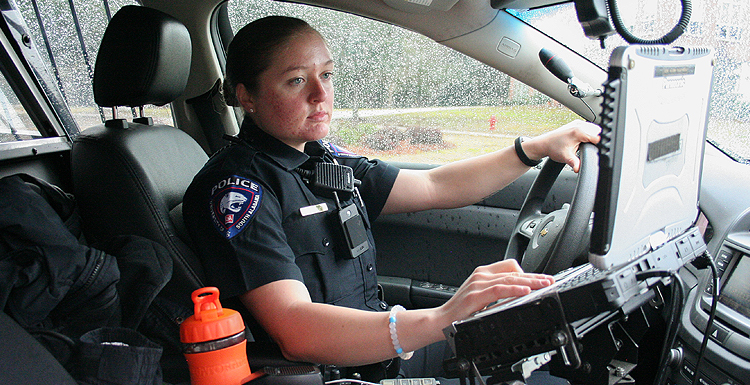 During her training at the State Police Academy in Selma, Ala., Ashton Pennington was awarded the prestigious “Leadership Award.”