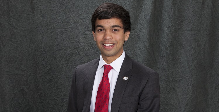 Ravi Rajendra is a senior biology major from Montgomery. 