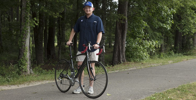 Nick Barton, a junior finance major from Alabaster, will spend part of his summer raising money for people with disabilities during Pi Kappa Phi Fraternity's national philanthropy, "Journey of Hope." 