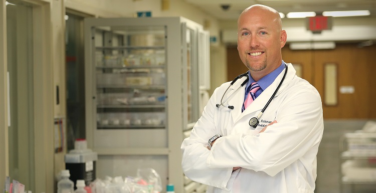 Dr. Jason Richerson, who leads the USA Children’s & Women’s Hospital Pediatric Emergency Department, said summer means an increase in hospital visits from children injured on playgrounds. data-lightbox='featured'