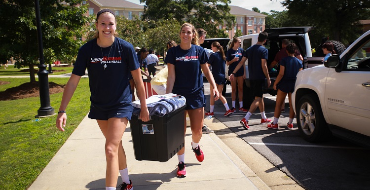 Move-in Day at South kicks off the University’s “Week of Welcome and Beyond,” two weeks of special events on campus. 