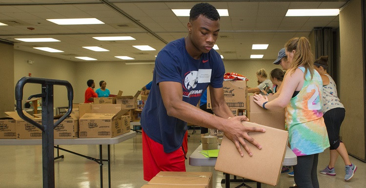 South volunteers participated in the 2017 Jaguars Care: WOW Day of Service