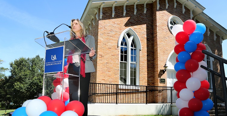 The University of South Alabama has officially opened its new Honors College, with 248 academically talented students enrolled. Opening ceremonies were held today at the Seaman’s Bethel building, a historic structure that serves as the Honors College headquarters.