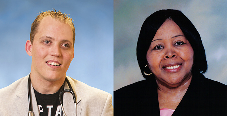 Dr. Tyler Sexton, who overcame a childhood diagnosis of cerebral palsy, and Bettye R. Maye, an educator, civil rights activist and longtime University of South Alabama Board of Trustees member, will address USA graduates during Spring Commencement ceremonies.