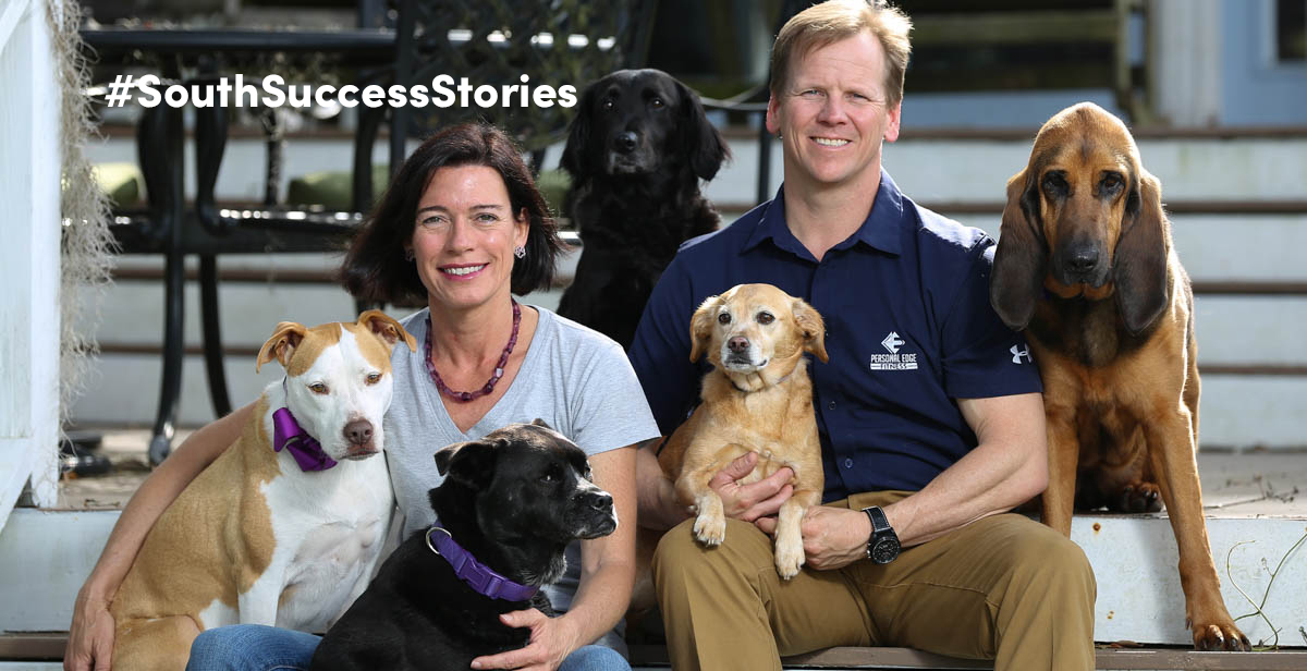 Stephanie Eads-Williamson has made it her life's work to save stray animals, and some of those end up at her home on Dog River, where she lives with her husband, Garrett Williamson.