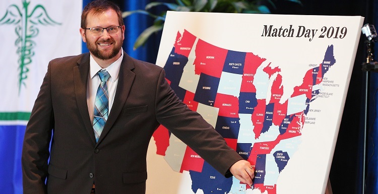 Christopher Musselwhite matched in emergency medicine at USA Health.