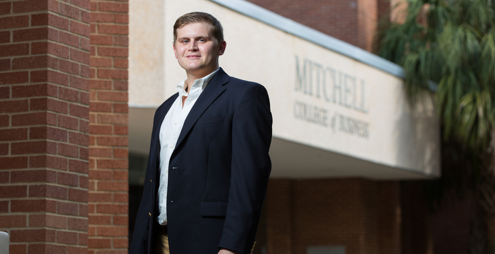 Mitchell College of Business junior Jack Stover will spend 10 weeks in a summer program in Indonesia. “I’m sure it will be a great, eye-opening experience for me.”