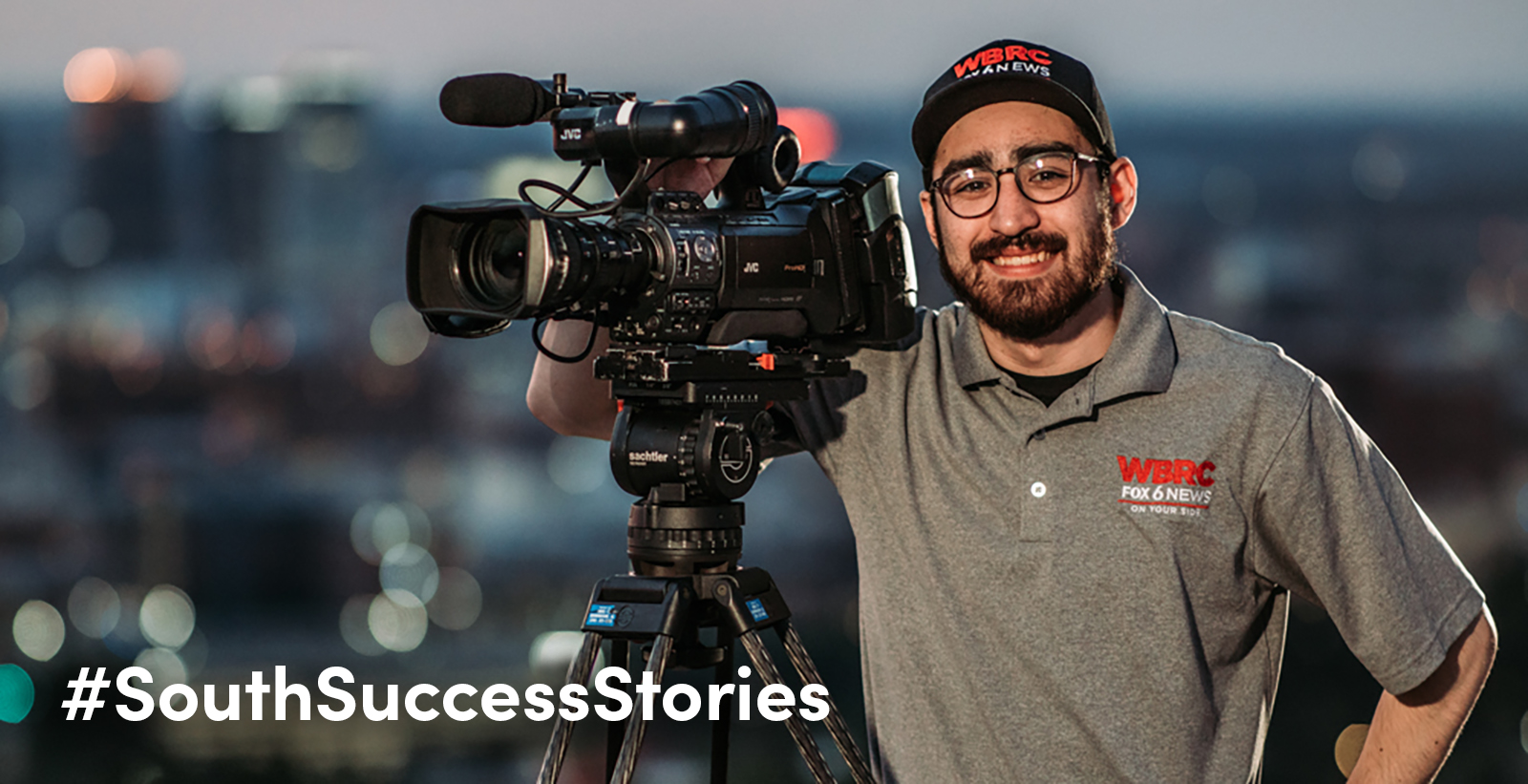 Andrew Conniff, who earned a strategic communication degree from the University of South Alabama in 2017, was named 2019 Photojournalist of the Year by the Alabama Broadcasters Association.