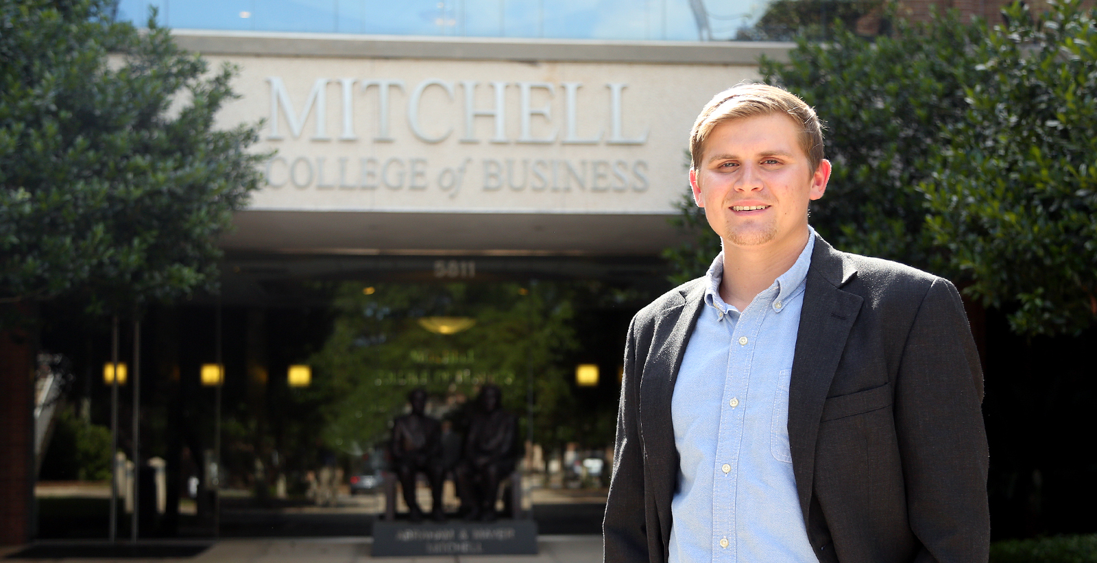 Jack Stover, a summer graduate completing a double major in international business and Spanish, has kept an active schedule during his time at the University of South Alabama. “My extracurricular activities have been just as important to me as my academic work,” he says. data-lightbox='featured'
