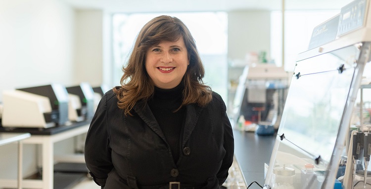 Dr. Miranda Byrne-Steele, at her iRepertoire lab in Huntsville, leads a team of team of researchers exploring coronavirus therapies. “It’s taken years and years of experience and technology development, and we’re applying it in a rapid way,” she said.