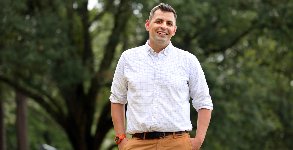 Dr. Jeremiah Henning, an assistant professor of biology, contributed to a paper published this week that studied the representation of women and people of color in biology textbooks. data-lightbox='featured'