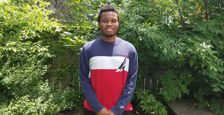 Ted Amadi returned to his hometown of Chicago to participate in the American Heart Association's Supporting Undergraduate Research Experience.