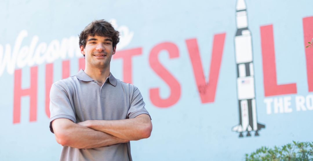 Adam Gautier earned bachelor’s and master’s degrees in computer and information sciences at the University of South Alabama. Before finishing school in May, he was chosen graduate student of the year for the School of Computing.