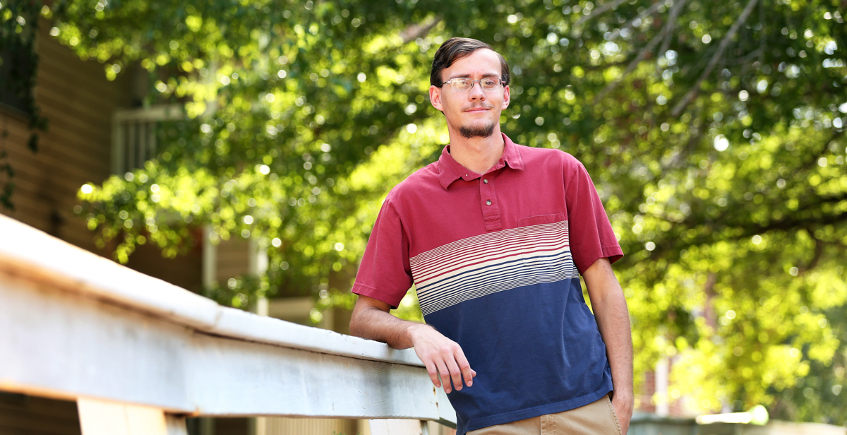 Clayton Suell, an engineering senior at the University of South Alabama, was recognized with an Alabama Space Grant Consortium Award.