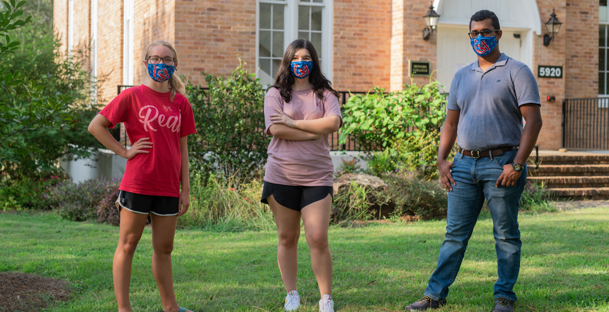 Savannah Dinkel, Lauren Gaspard and Jose Pardo Granados are among the new Honors College students who, along with other freshmen, began classes this week on South's campus. “I wanted to be part of a community,” Dinkle said. 