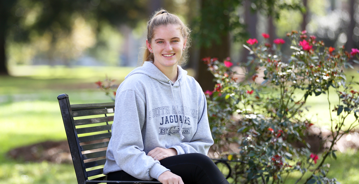 Kaitlyn Reynolds, a freshman from Orlando, Fla., is considering a career as a physical therapist. “Growing up, playing sports, I was always in and out of physical therapy, so it’s something I’m comfortable with,” she said. 