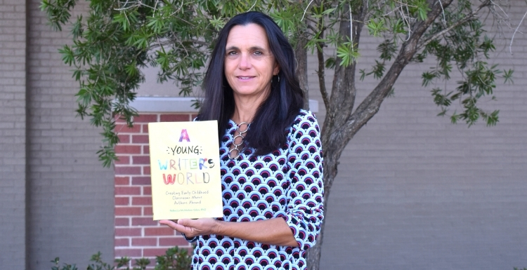 Dr. Rebecca Giles authors a book on teaching Pre-K students to become successful writers. data-lightbox='featured'