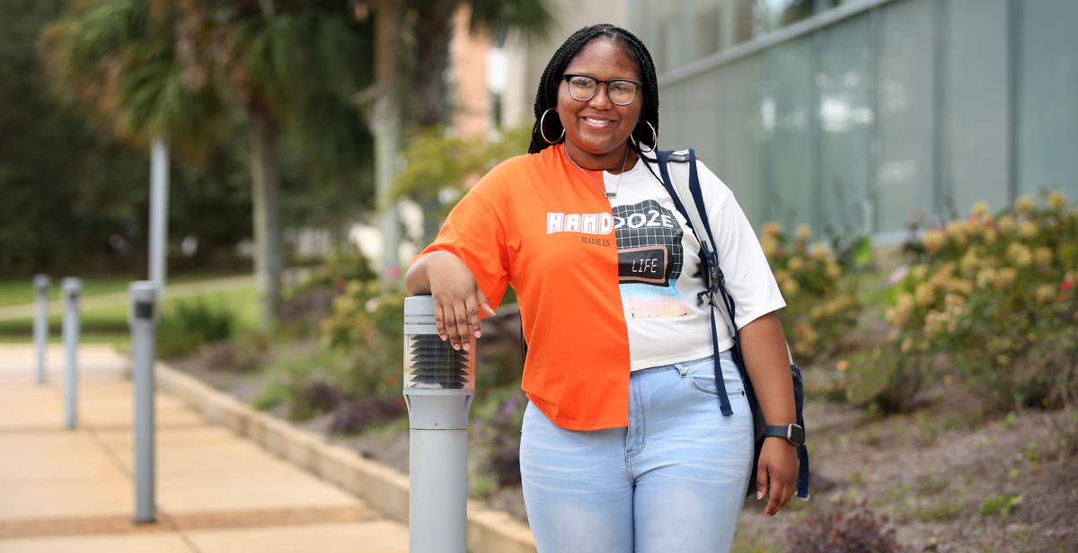 Kaylee Williams, a freshman from Biloxi, said the coronavirus kept her from visiting South Korea, but she hopes to learn how to speak the language as well as Spanish. 