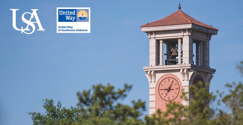 Since 1998, the University and USA Health have raised over $5.5 million for the United Way of Southwest Alabama through its annual campaign.