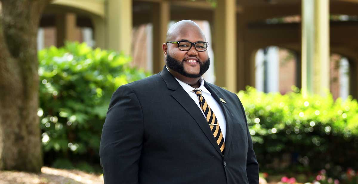 Broderick Morrissette was a graduate assistant in the University of South Alabama Office of Diversity, Equity and Inclusion, where he has started as its first Campus to Career coordinator.